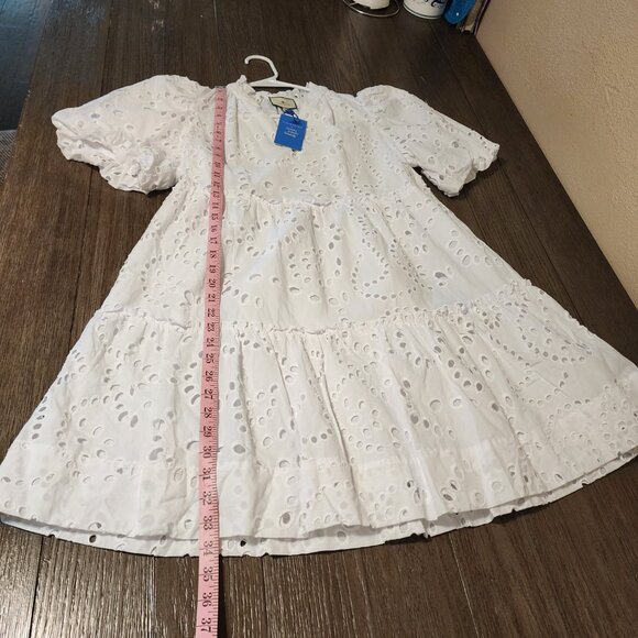 Tuckernuck X Cameran Eubanks Wimberly White Eyelet Palmer Dress NWT Med - Picture 9 of 11